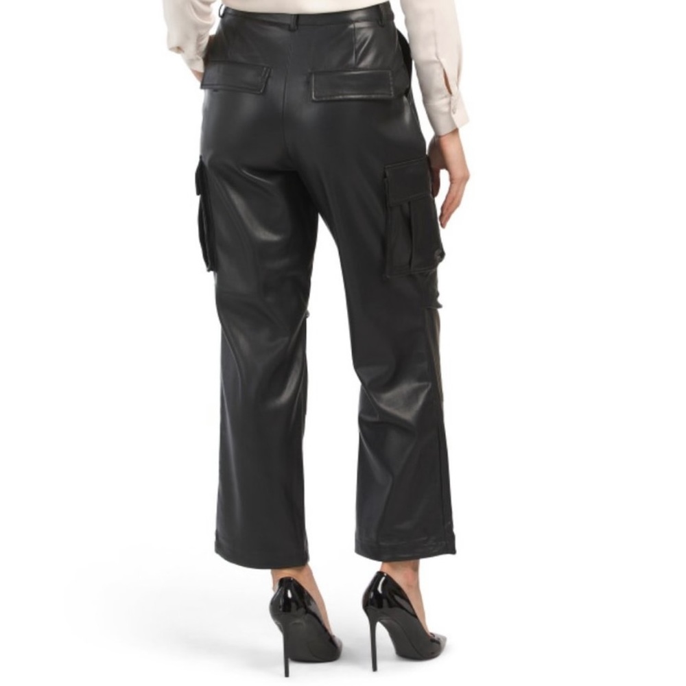 7 For All Mankind Faux Leather Cargo Pants - Picture 16 of 16
